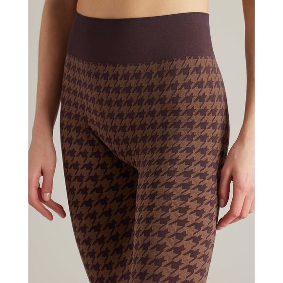 Rhone Brown Berry Houndstooth Seamless Legging - Picture 5 of 7
